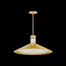 Hudson Valley Orange 3028-AGB - CLERMONT PENDANT