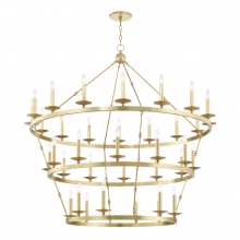 Hudson Valley Orange 3258-AGB - Allendale Chandelier