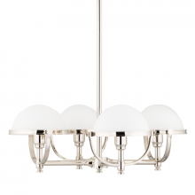 Hudson Valley Orange 3314-PN - 4 LIGHT CHANDELIER