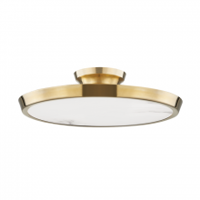 Hudson Valley Orange 3600-AGB - Draper Flush Mount