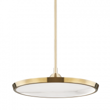 Hudson Valley Orange 3621-AGB - Draper Pendant