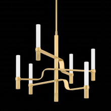 Hudson Valley Orange 4006-AGB - ALLENTOWN Chandelier