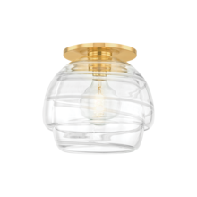 Hudson Valley Orange 4813-AGB - MONTVALE Flush Mount