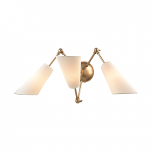 Hudson Valley Orange 5300-AGB - 3 LIGHT WALL SCONCE