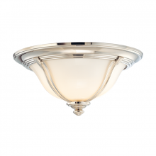 Hudson Valley Orange 5417-PN - 3 LIGHT FLUSH MOUNT