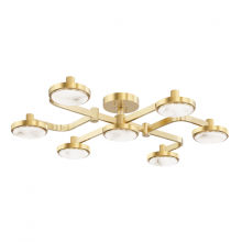 Hudson Valley Orange 6332-AGB - Meander Semi Flush
