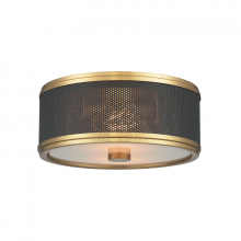 Hudson Valley Orange 6811-AGB - 2 LIGHT SEMI FLUSH