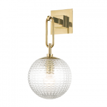 Hudson Valley Orange 7101-AGB - 1 LIGHT WALL SCONCE