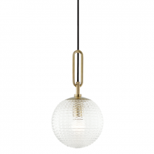 Hudson Valley Orange 7110-AGB - 1 LIGHT PENDANT