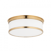 Hudson Valley Orange 712-AGB - Geneva Flush Mount