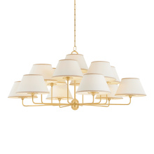 Hudson Valley Orange 7413-AGB - DURLAND Chandelier