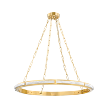 Hudson Valley Orange 8136-AGB - WINGATE Chandelier