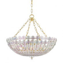 Hudson Valley Orange 8224-AGB - Floral Park Chandelier