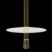 Hudson Valley Orange 8336-AGB/SWH - BARNEGAT Pendant