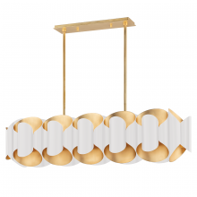 Hudson Valley Orange 8546-GL/WH - Banks Linear