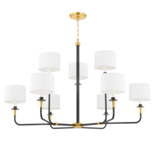 Hudson Valley Orange 9148-AOB - Paramus Chandelier