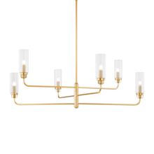 Hudson Valley Orange 9306-AGB - HALIFAX Chandelier