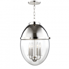 Hudson Valley Orange 9514-PN - 4 LIGHT PENDANT