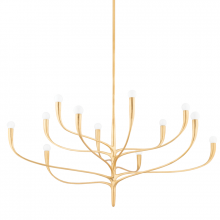 Hudson Valley Orange 9612-VGL - Labra Chandelier