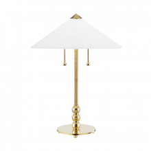 Hudson Valley Orange L1395-AGB - Flare Table Lamp