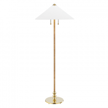 Hudson Valley Orange L1399-AGB - Flare Floor Lamp