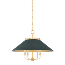 Hudson Valley Orange MDS1403-AGB/SSG - Clivedon Chandelier