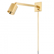 Hudson Valley Orange MDS1701-AGB - HIGHGROVE Plug-in Sconce