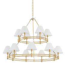 Hudson Valley Orange MDS1802-AGB - Howard Chandelier