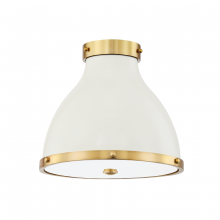 Hudson Valley Orange MDS360-AGB/OW - Painted No. 3 Flush Mount