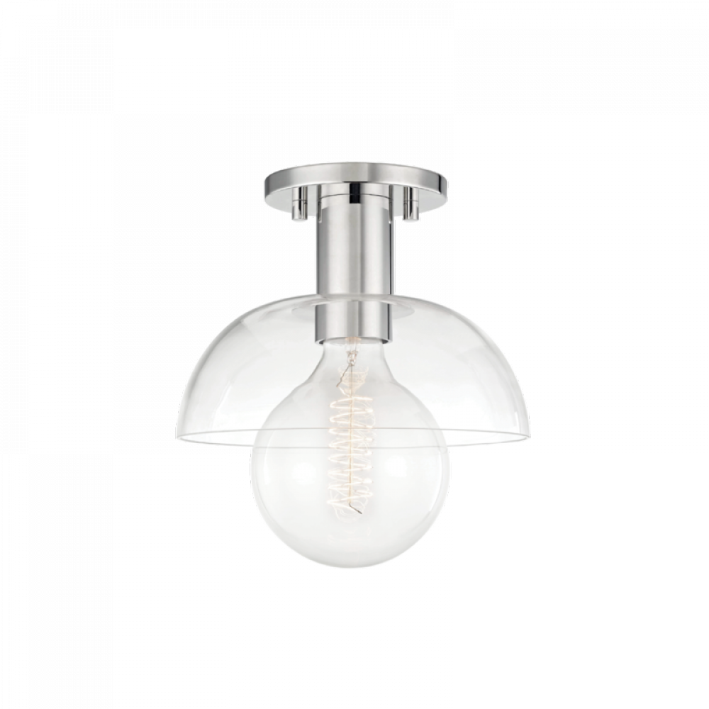1 LIGHT SEMI FLUSH