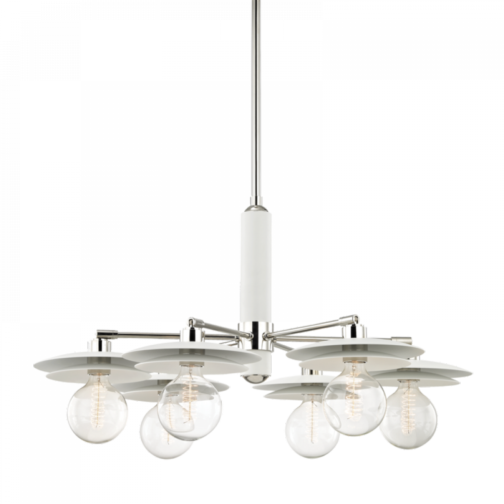 6 LIGHT CHANDELIER