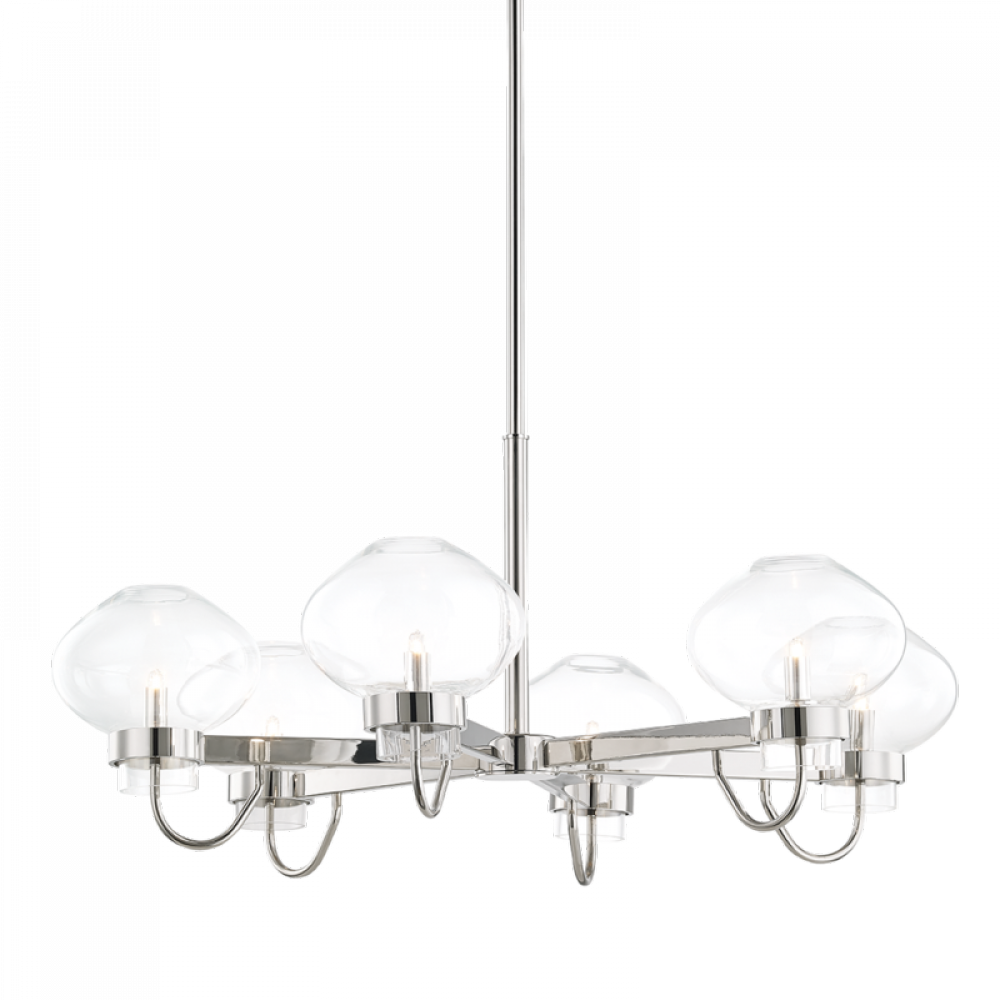 6 LIGHT CHANDELIER