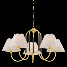 Mitzi Orange H1043805-AGB/TRB - JANIE Chandelier