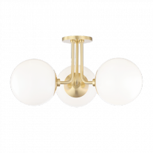 Mitzi Orange H105603-AGB - Stella Semi Flush