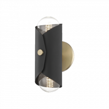 Mitzi Orange H172102-AGB/BK - 2 LIGHT WALL SCONCE