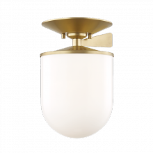 Mitzi Orange H214601L-AGB - 1 LIGHT LARGE SEMI FLUSH