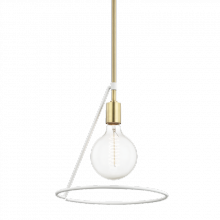 Mitzi Orange H245701-AGB/WH - 1 Light Pendant