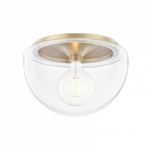 Mitzi Orange H284501L-AGB - Grace Flush Mount