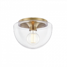 Mitzi Orange H284501S-AGB - Grace Flush Mount
