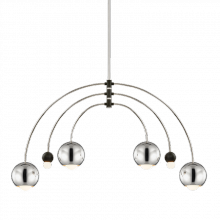 Mitzi Orange H348806-PN/BK - 6 LIGHT CHANDELIER