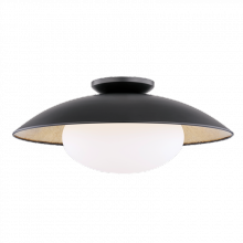 Mitzi Orange H368601L-BLK/GL - Cadence Semi Flush