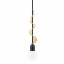 Mitzi Orange H386701-AGB/BK - 1 Light Pendant