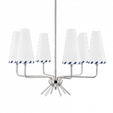 Mitzi Orange H436806-PN - 6 Light Chandelier