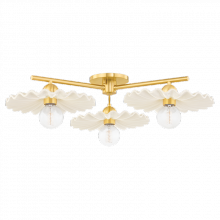 Mitzi Orange H499603-AGB/CCR - Tinsley Semi Flush