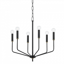 Mitzi Orange H516806-AGB/SBK - Bailey Chandelier