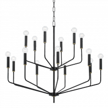 Mitzi Orange H516815-AGB/SBK - Bailey Chandelier