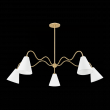 Mitzi Orange H699805-AGB - ONDA Chandelier