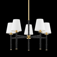 Mitzi Orange H759805-AGB/SBK - BANYAN Chandelier