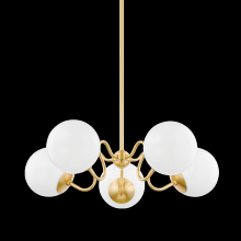 Mitzi Orange H772805-AGB - HAVANA Chandelier