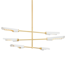 Mitzi Orange H828806-AGB/SWH - HARPERROSE Chandelier